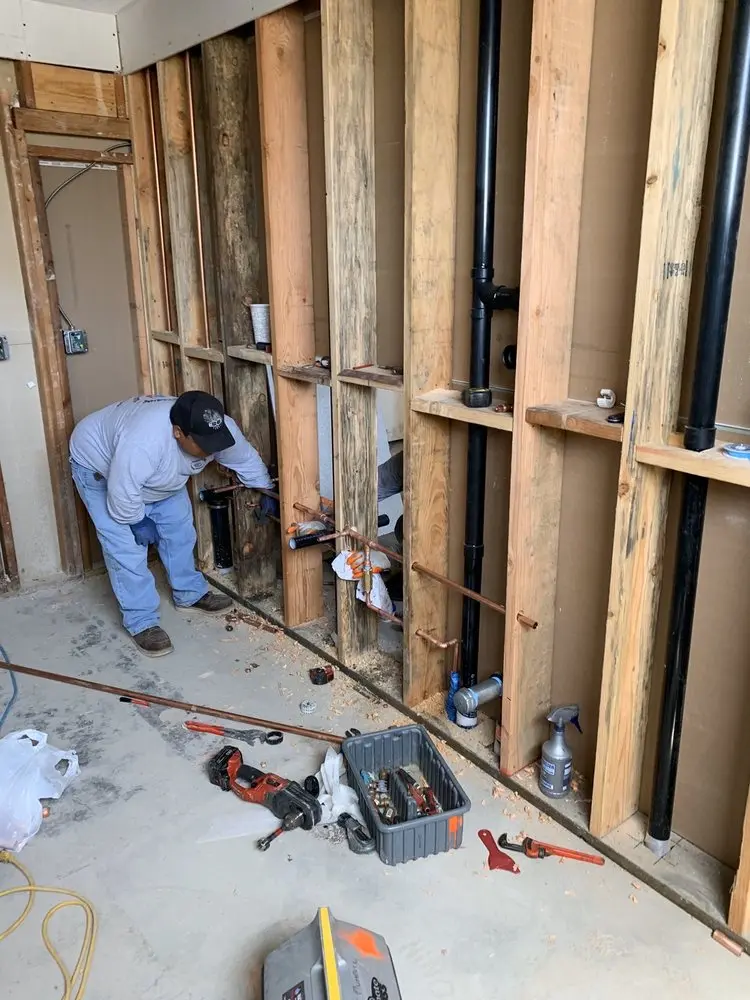 Commercial rough-in plumbing for Water Heater Replacement in Presque Isle